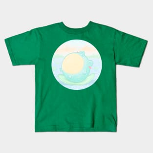 Round fat frog - Cute animals Kids T-Shirt